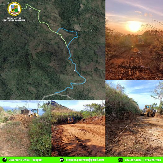 December 17, 2021 - Road Clearing in Ansagan, Tuba, Benguet