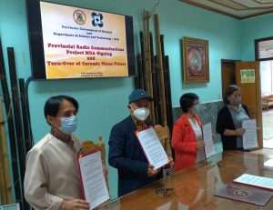 MOA signing for Design and Establishment of a Very High-Frequency(VHF) Provincial Radio Communications Network for Early Warning and Monitoring of Hazards and Incidents