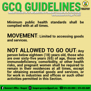 GCQ Guidelines