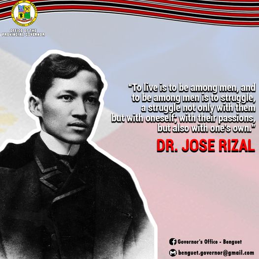 125th Anniversary of Dr. Jose Rizal’s Martydom – Province of Benguet