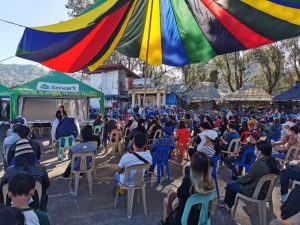 Provincial Vaccination Team launches the three-day national simultaneous vaccination activity at the Public Market, in La Trinidad, Benguet​