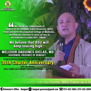 Happy 36th Anniversary, Benguet State University!