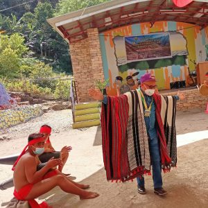 Governor Dr. Melchor Daguines Diclas attends the 58th founding anniversary of barangay Eddet in Kabaya, Benguet