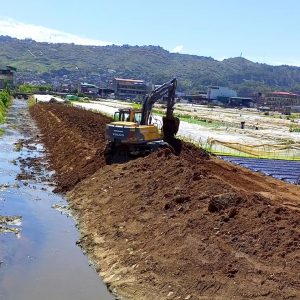 Dredging Along Bolo Creek in La Trinidad