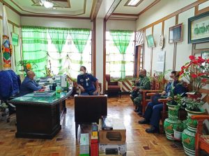 Courtesy visit of the new Regional Forensic Unit – Cordillera chief, PCol. Nerino B Daciego, MD