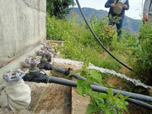 Inspection of the irrigation system project in barangay Ansagan
