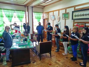 Oath-taking of the officers of Cacao Growers Processors of Benguet-Baguio Federation