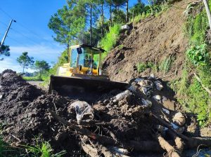 Road Clearing Operation at Wangal-Banengbeng Road