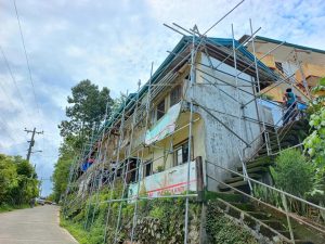 The improvement of Kapangan Public Market Building Annex C in Lomon, Kapangan