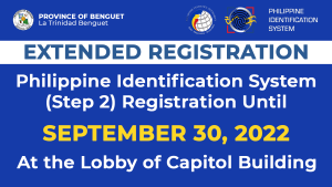 Philippine Identification System (Step 2) extends registration until September 30, 2022