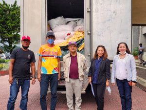 FOOD PACKS FOR QUAKE-AFFECTED FAMILIES