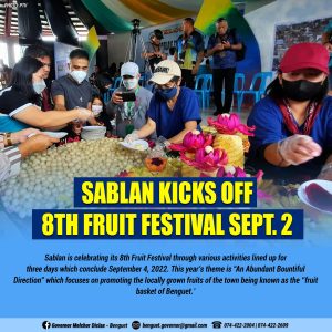 SABLAN KICKS OFF 8th FRUIT FESTIVAL